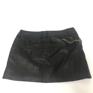 Harley Davidson Genuine Leather Skirt